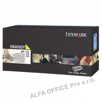  Lexmark originální toner 15G032Y, yellow, 15000str., high capacity, Lexmark C752 