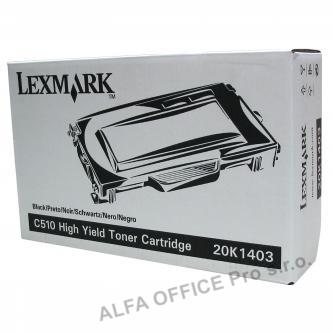 Lexmark originální toner 20K1403, black, 10000str., Lexmark C510 