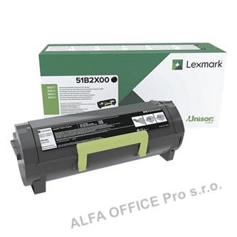  Lexmark originální toner 51B2X00, black, 20000str., return, Lexmark MS517dn, MX5 