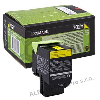  Lexmark originální toner 70C2XY0, yellow, 4000str., return, extra high capacity, 