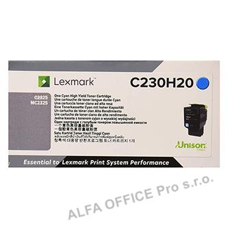  Lexmark originální toner C230H20, cyan, 2300str., high capacity, Lexmark C2325dw 