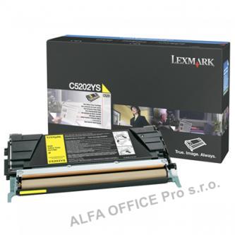  Lexmark originální toner C5202YS, yellow, 1500str., Lexmark C530 