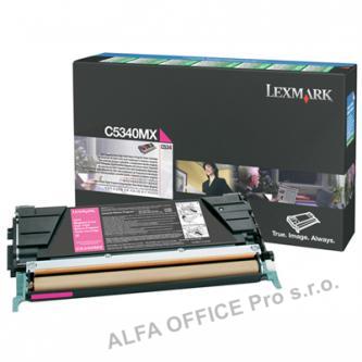  Lexmark originální toner C5340MX, magenta, 7000str., return, Lexmark C534x 