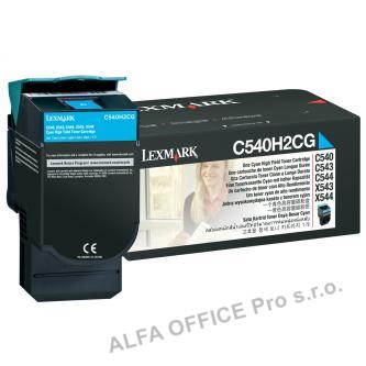  Lexmark originální toner C540H2CG, cyan, 2000str., Lexmark C540, C543, C544 