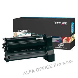 Lexmark originální toner C7722KX, black, 15000str., Lexmark C772 