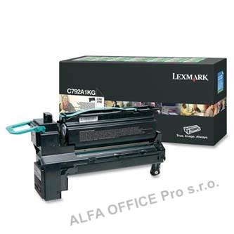  Lexmark originální toner C792A1KG, black, 6000str., Lexmark C792, X792 