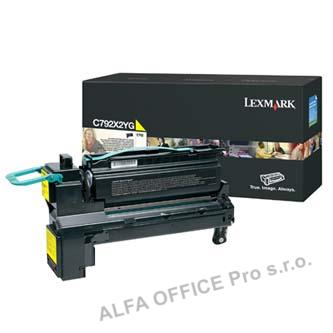  Lexmark originální toner C792X2YG, yellow, 20000str., extra high capacity, Lexma 