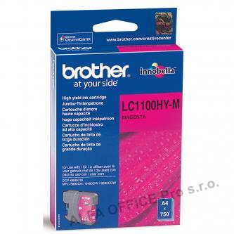 Brother originální ink LC-1100HYM, magenta, 750str., high capacity, Brother DCP-6690CW, MF