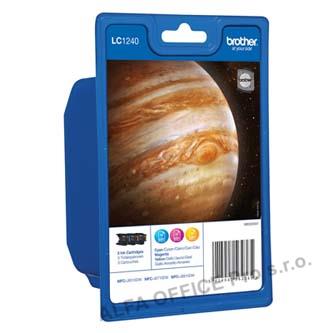 Brother originální ink LC-1240RBWBP, cyan/magenta/yellow, 3x600str., Brother MFC-J6910DW