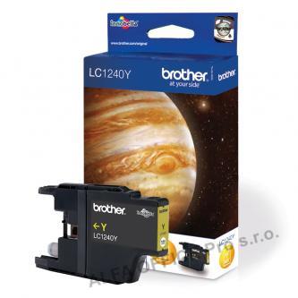 Brother originální ink LC-1240Y, yellow, 600str., Brother MFC-J6910DW