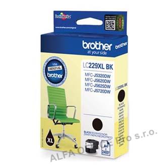 Brother originální ink LC-229XL, black, 2400str., 1ks, Brother MFC-J5320DW, MFC-J5620DW, M