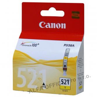 Canon originální ink CLI521Y, yellow, 505str., 9ml, 2936B001, Canon iP3600, iP4600, MP620,