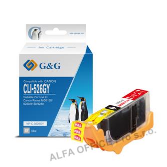  G&G kompatibilní ink s CLI526GY, grey, 8.4ml, NP-C-0526GY, 4544B001, pro Canon P 