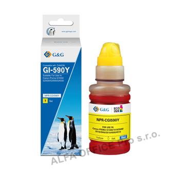  G&G kompatibilní ink s GI-590 Y, yellow, 7000str., NPR-CGI590Y-70ml, pro Canon P 