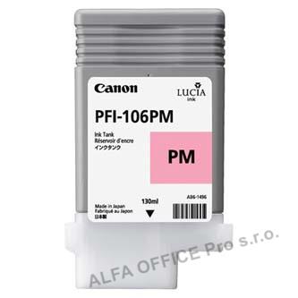 Canon originální ink PFI106PM, photo magenta, 130ml, 6626B001, Canon iPF-6300