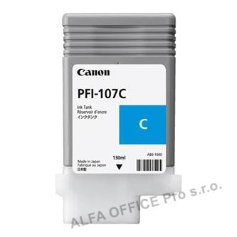 Canon originální ink PFI107C, cyan, 130ml, 6706B001, Canon iPF-680, 685, 780, 785