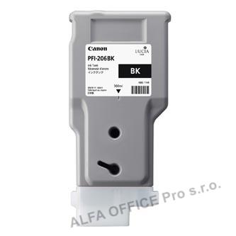 Canon originální ink PFI-206BK, black, 300ml, 5303B001, Canon iPF-6400,iPF-6450