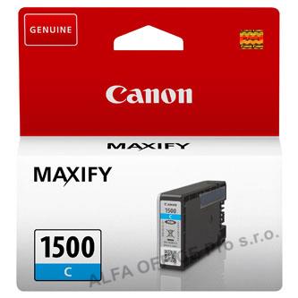 Canon originální ink PGI-1500 C, cyan, 300str., 4.5ml, 9229B001, Canon MAXIFY MB 