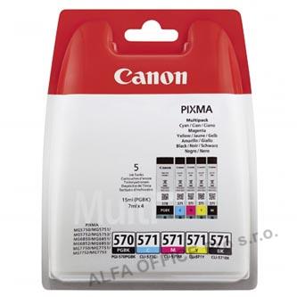 UPrint kompatibilní ink s CLI571, 2xblack/1xcyan/1xmagenta/1xyellow, C-570/571XL PACK, hig