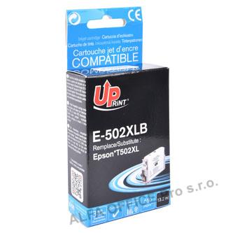 UPrint kompatibilní ink s C13T02W14010, 502XL, T02W140, black, 550str., 13.2ml, E-502XLB, 