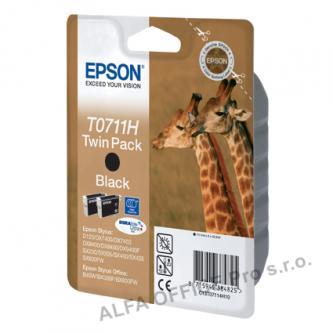 Epson originální ink C13T07114H10, black, 2x11,1ml, Epson Stylus D120, 120 Network Edition