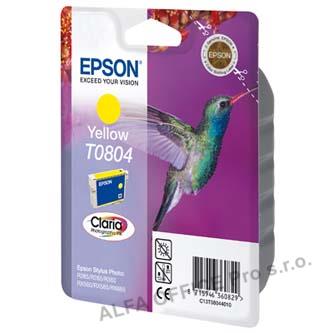 Epson originální ink C13T08044011, yellow, 7,4ml, Epson Stylus Photo PX700W, 800FW, R265, 
