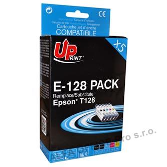 UPrint kompatibilní ink s C13T128, 2xblack/1xcyan/1xmagenta/1xyellow, 2x10 + 3x10ml, E-128