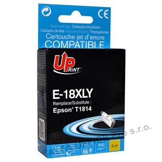 UPrint kompatibilní ink s C13T18144010, 18XL, yellow, 450str., 10ml, E-18XLY, pro Epson Ex