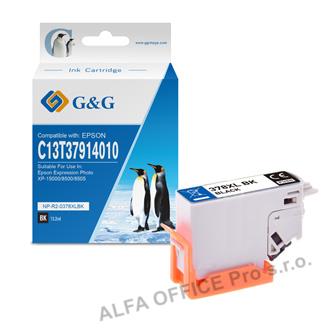  G&G kompatibilní ink s C13T37914010, black, NP-E-0378XLBK, pro Epson XP-15000 