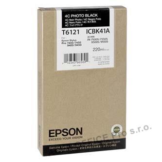 Epson originální ink C13T612100, photo black, 220ml, Epson Stylus Pro 7400, 7450, 9400, 94