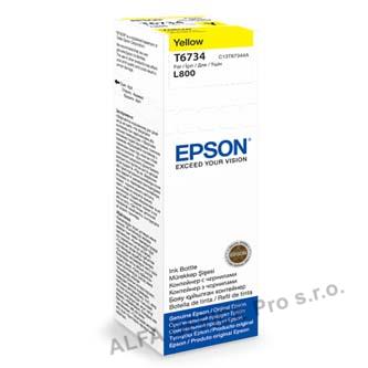 Epson originální ink C13T67344A, yellow, 70ml, Epson L800