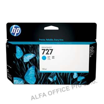 HP originální ink B3P19A, HP 727, cyan, 130ml, HP DesignJet T1500, T2500, T920