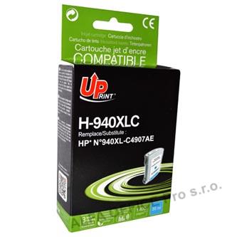 UPrint kompatibilní ink s C4907AE, HP 940XL, cyan, 35ml, H-940XL-C, pro HP Officejet Pro 8