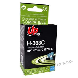 UPrint kompatibilní ink s C8771EE, HP 363, cyan, 10ml, H-363C, pro HP Photosmart 8250, 321