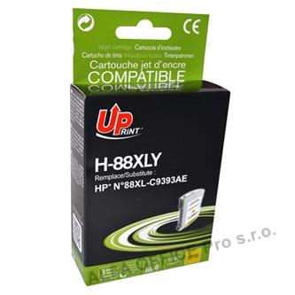 UPrint kompatibilní ink s C9393AE, HP 88XL, yellow, 35ml, H-88Y, pro HP OfficeJet Pro K540