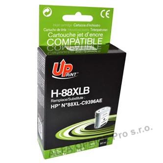 UPrint kompatibilní ink s C9396AE, HP 88XL, black, 80ml, H-88B, pro HP OfficeJet Pro K5400