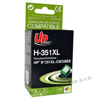 UPrint kompatibilní ink s CB338EE, HP 351XL, color, 21ml, H-351XL-CL, pro HP Officejet J57