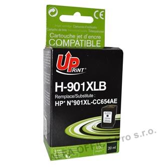 UPrint kompatibilní ink s CC654AE, HP 901XL, black, 20ml, H-901XLB, pro HP OfficeJet J4580