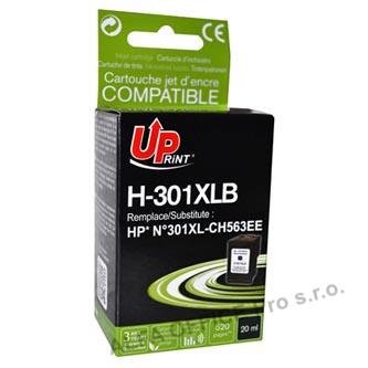 UPrint kompatibilní ink s CH563EE, HP 301XL, black, 520str., 20ml, H-301XLB, pro HP HP Des