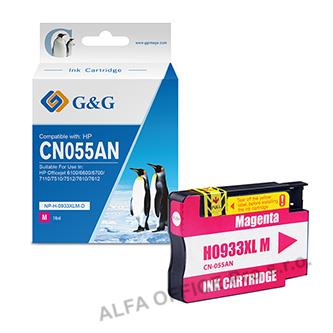  G&G kompatibilní ink s CN055AE, magenta, 825str., NP-H-0933XLM(HP932XL, pro HP O 