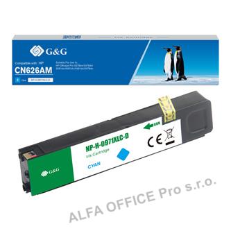  G&G kompatibilní ink s CN626AE, cyan, 6600str., NP-H-0971XLC(H970, pro HP Office 