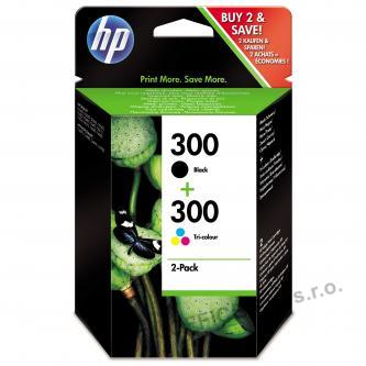 HP originální ink CN637EE, HP 300, black/color, 2 x 200str., 2x4ml, HP HP Deskjet F4500
