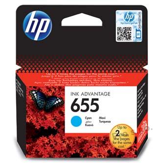 HP originální ink CZ110AE, HP 655, cyan, 600str., HP Deskjet Ink Advantage 3525, 5525, 652
