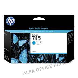 HP originální ink F9J97A, HP 745, cyan, 130ml, HP DesignJet HD Pro MFP, DesignJet Z2600, Z