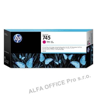 HP originální ink F9K01A, HP 745, magenta, 300ml, HP DesignJet HD Pro MFP, DesignJet Z2600
