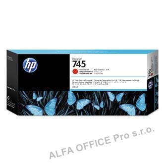 HP originální ink F9K06A, HP 745, chromatic red, 300ml, HP DesignJet HD Pro MFP, DesignJet