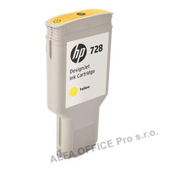 HP originální ink F9K15A, HP 728, yellow, 300ml, HP DesignJet T730, T830