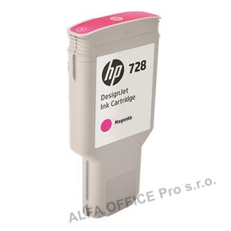 HP originální ink F9K16A, HP 728, magenta, 300ml, HP DesignJet T730, T830