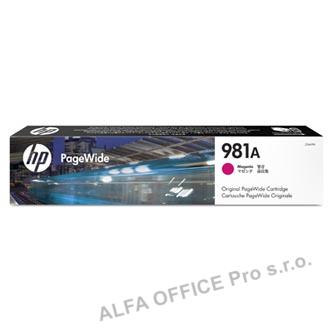 HP originální ink J3M69A, HP 981A, magenta, 6000str., 70ml, HP PageWide Enterprise Color 5