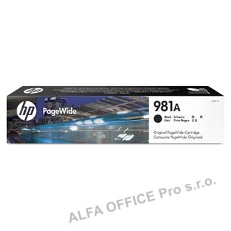 HP originální ink J3M71A, HP 981A, black, 6000str., 106ml, HP PageWide Enterprise Color 55